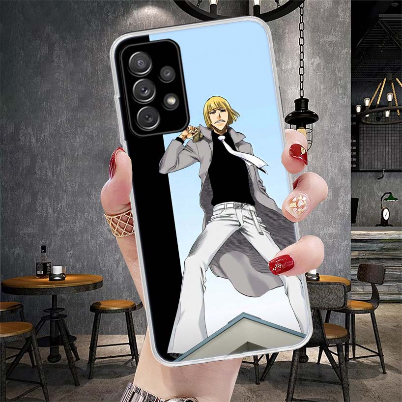 Bleach Shinji Hirako Soft Phone Case For Samsung Galaxy A13 A14 A15 A16 A17 A53 A54 A55 A56 A57 A33 A34 A35 A36 A37 A23 A24 A25