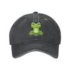 Green Big Eyes Frog Fashion Classic Cotton Trucker Hat Summer Dad Cowboy Cap Outdoor Leisure Basketball Caps