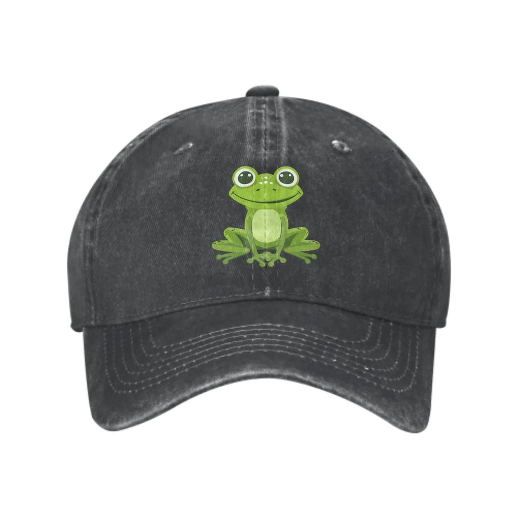 Green Big Eyes Frog Fashion Classic Cotton Trucker Hat Summer Dad Cowboy Cap Outdoor Leisure Basketball Caps