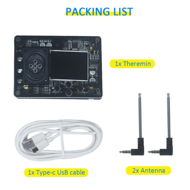 Electronic Music Instrument Board with Multiple Voice Function, Type C Interfaces Theremin Musical Module