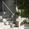 59 Zoll Handläufe für Außentreppen 3 Querstreben Treppe für Veranda Deck