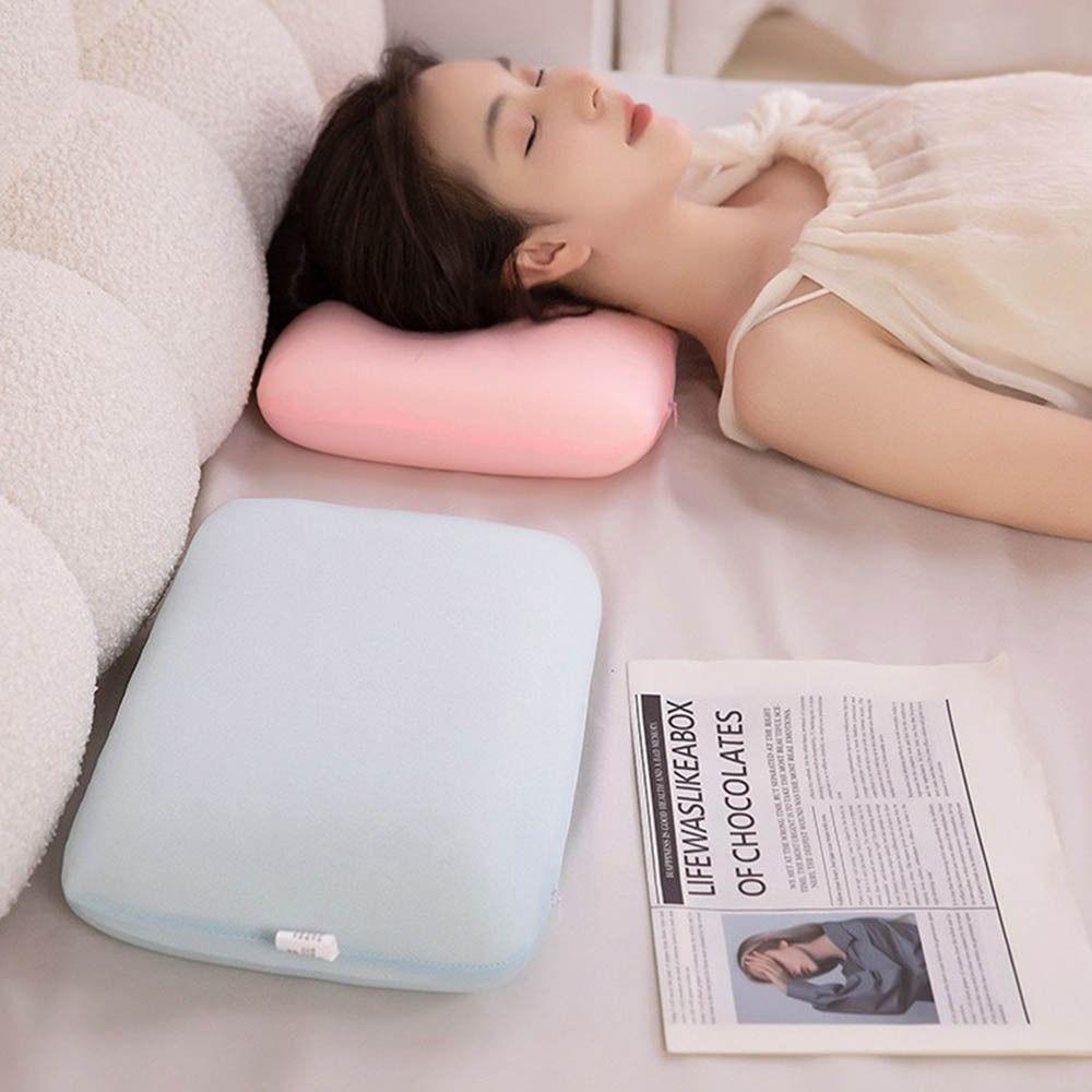 Four Seasons Ice Silk Pillow Comfortable Core Office Napping Pillow Neck Guard Pillow  Daily Nap