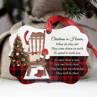 5pcs Christmas Tree Decoration Pendant Christmas Party Ornament Acrylic Pendant