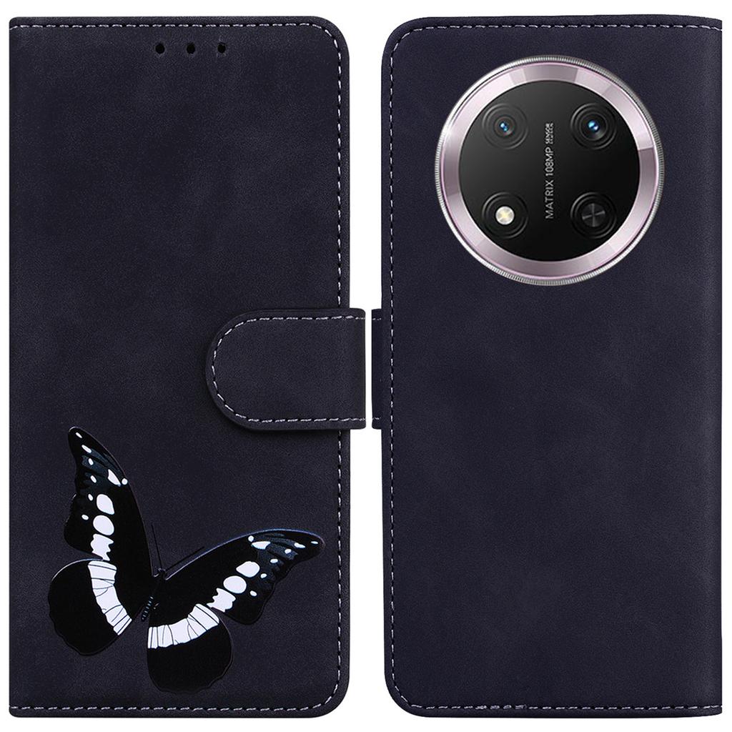 For Honor Magic7 Lite 5G/X9c 5G/X60 Pro 5G Stand Case PU Leather Phone Cover Butterfly Printed