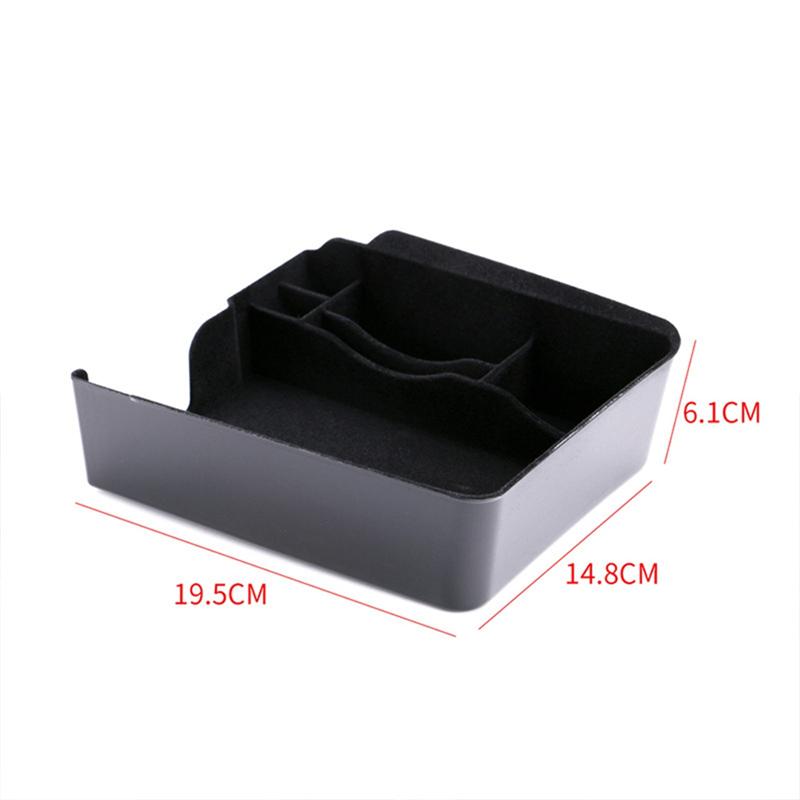 1 Pcs Car Armrest Cubby Drawer Storage Box Car Armrest Storage Box For Tesla Model 3 Y 2021