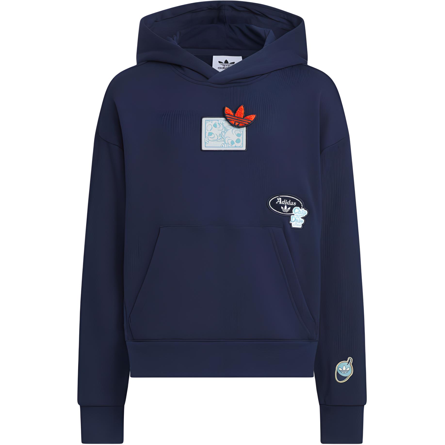 Adidas Originals x Disney Sweatshirt Dark Indigo Teenagers JC6819 152