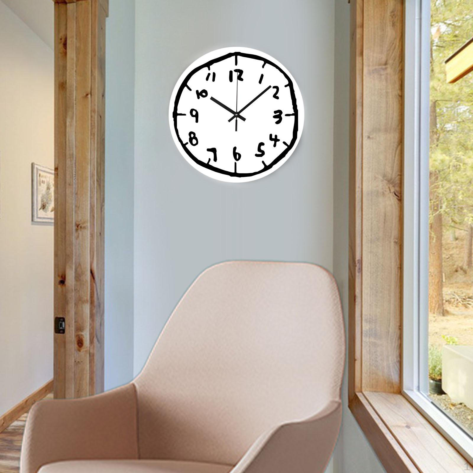 

Часы, Художественный уникальный, Простой, Современный, Декоративный, Украшение для кабинета, спальни, офиса белый