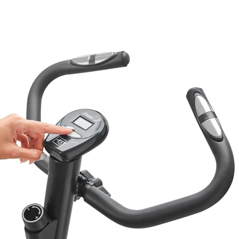 Fit For Life - Be Bike V2 Black - Vélo D'appartement - Résistance Réglable - écran Lcd - Selle Ajustable