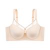 Women Seamless Liquid‑Feel Bra, Summer Thin Full‑Cup Shaping Bra, Minimizer for Large Bust, Push‑Up & Side‑Fat Collection Adjustment Bra