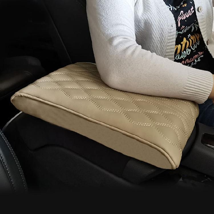 Auto-Aufbewahrungsbox Abdeckung Polster Welle Stickerei Mittelkonsolenbox Armlehnen Schutz