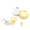 1:12 Dollhouse Kitchen Furniture Toy Miniatures Metal Teapot Set Toy Decoration