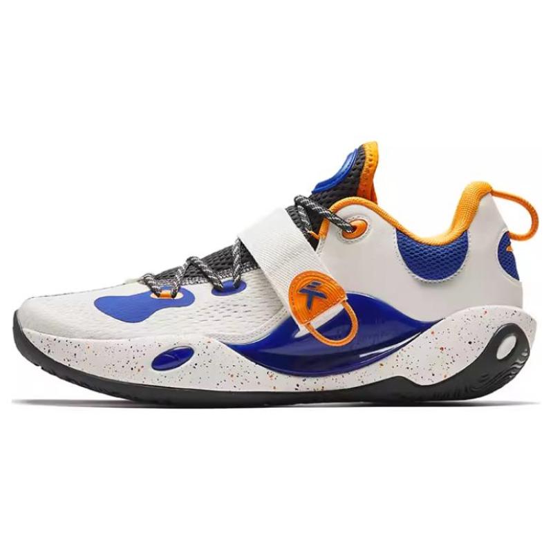 Anta Splash 6LITE Износостойкие Дышащие Низкие Баскетбольные Кроссовки Мужские Бело-Синие 112421608-1 45