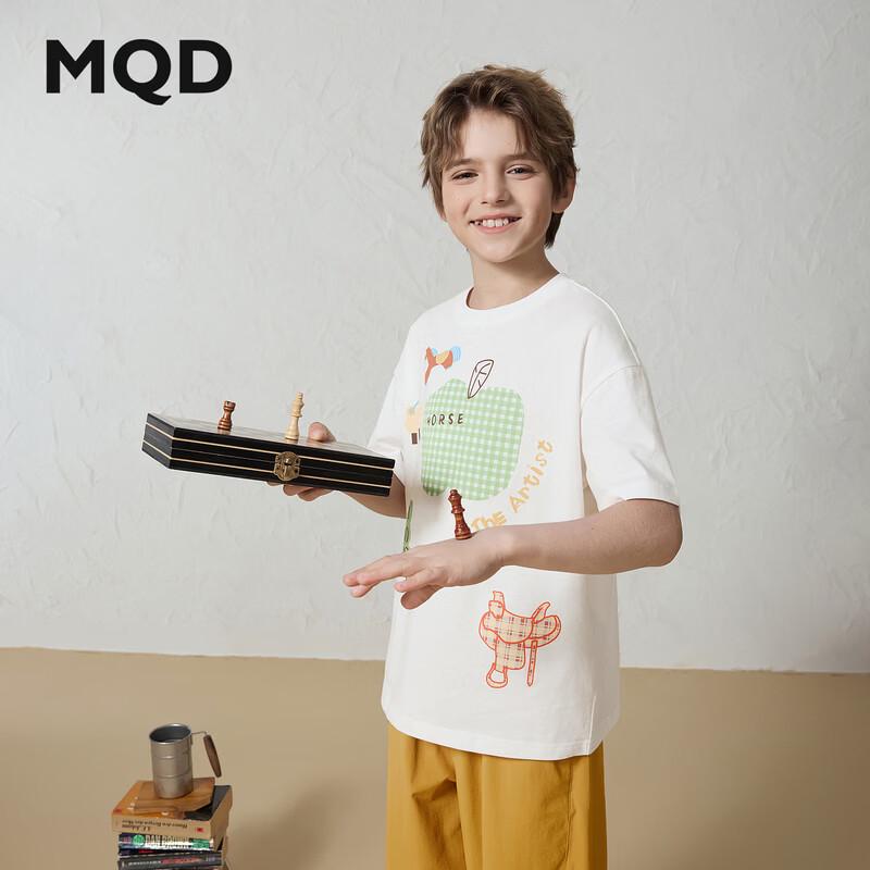 MQD Boys' Cotton Cartoon Short Sleeve T-Shirt