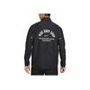 Nike Dri-FIT Logo Patch Windbreaker Jacket Men Outerwear Black DV9820-010