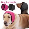 Noise Reduction Dog Ear Covers Hearing Protection Waterproof Dog Calming Earmuff Anti-Noise Shock Proof Pet Headcover