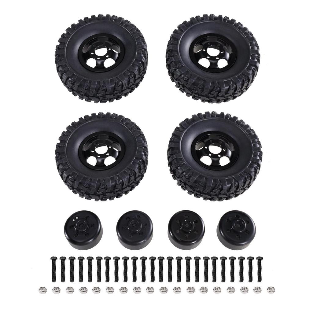 Naughty Dragon 1/12 MN82 LC79 MN78 RC Car Metal Upgrade Wheel and Tire Accessories