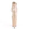 Sexy Shoes Patent Leather Glossy Tube Boots Nightclub Performance Pole Dance Shoes Model Catwalk Plus Size