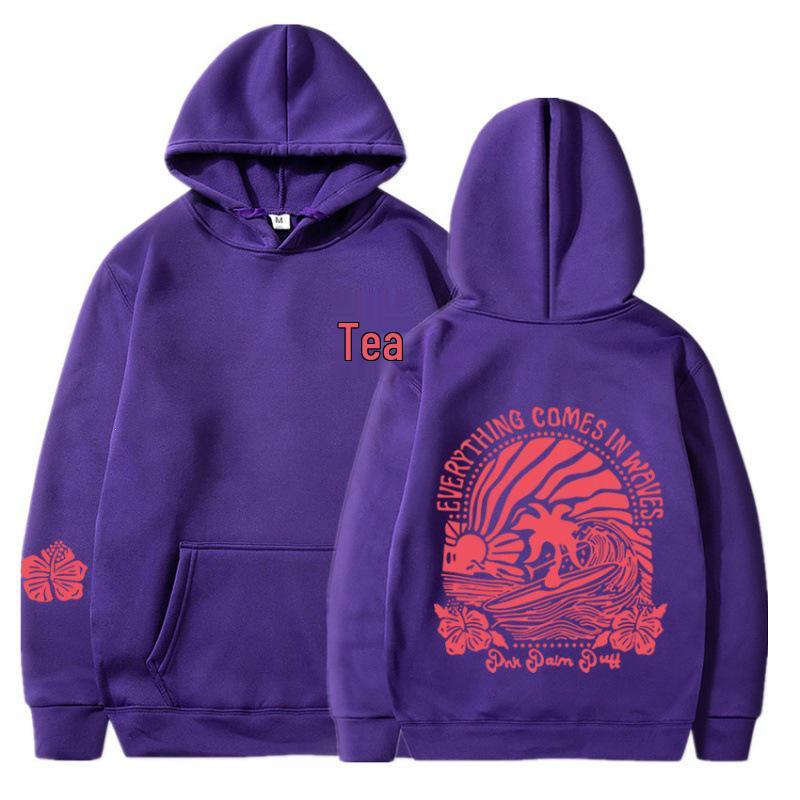 Chasing Sunsets Bedrucktes Lässiges Hoodie-Sweatshirt