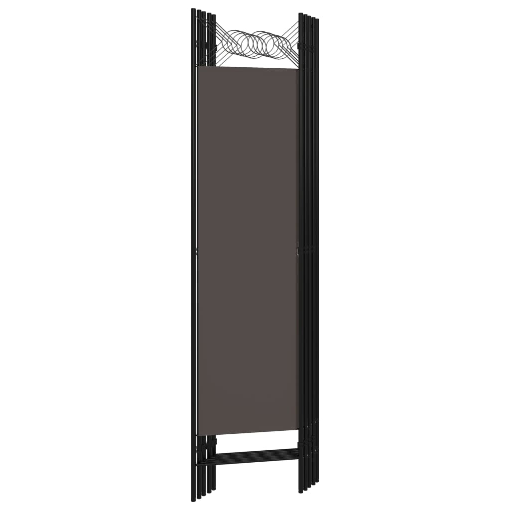5 Piece Room Divider Anthracite 200 X 180 Cm