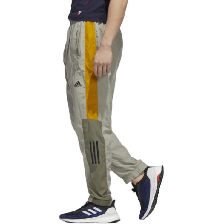 adidas Three Stripes Sports Pants Men's Feather Gray GE0392