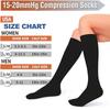 3-Pair Compression Socks for Outdoor Sports, Running, Fitness, Cycling, Jump Rope - Elastic Calf Support