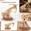 3D Wooden Mechanical Model Kit Ballista Catapult Assembly Toy Handcrafted Puzzle Educational STEM Construction Set for Adults and Teens