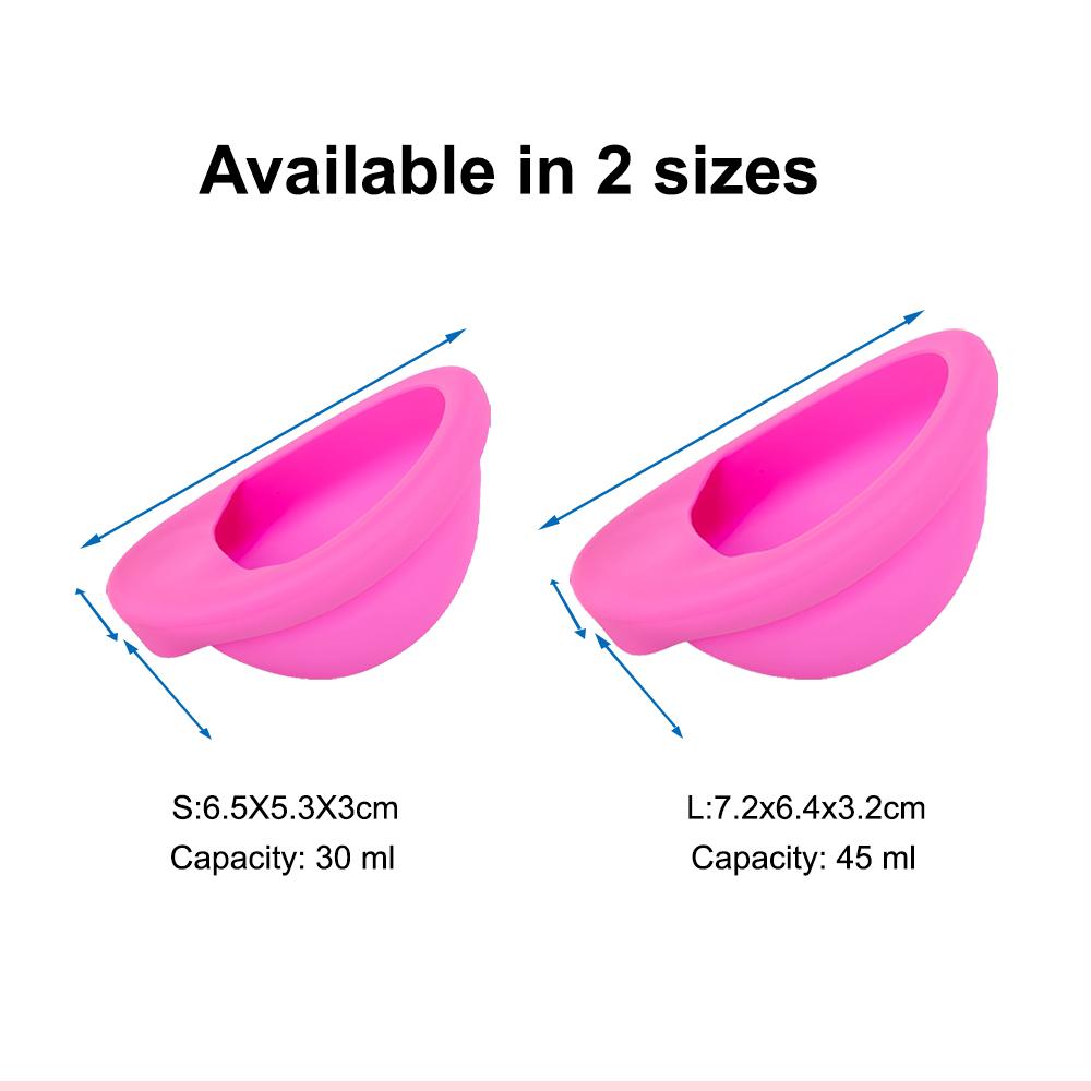 Menstrual Cup Menstrual Disc Reusable Period Cup Made for Comfortable Leak-Free Protection Up to 12 Hours