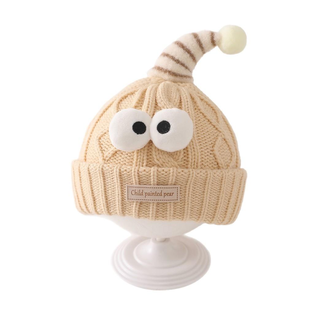 Baby Winter Knit Hat With Cartoon Animal Design For Toddler Boys Girls Warmth