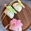 Printing Drawstring Bag Plaid Storage Bag New Bundle Pocket  Women Students