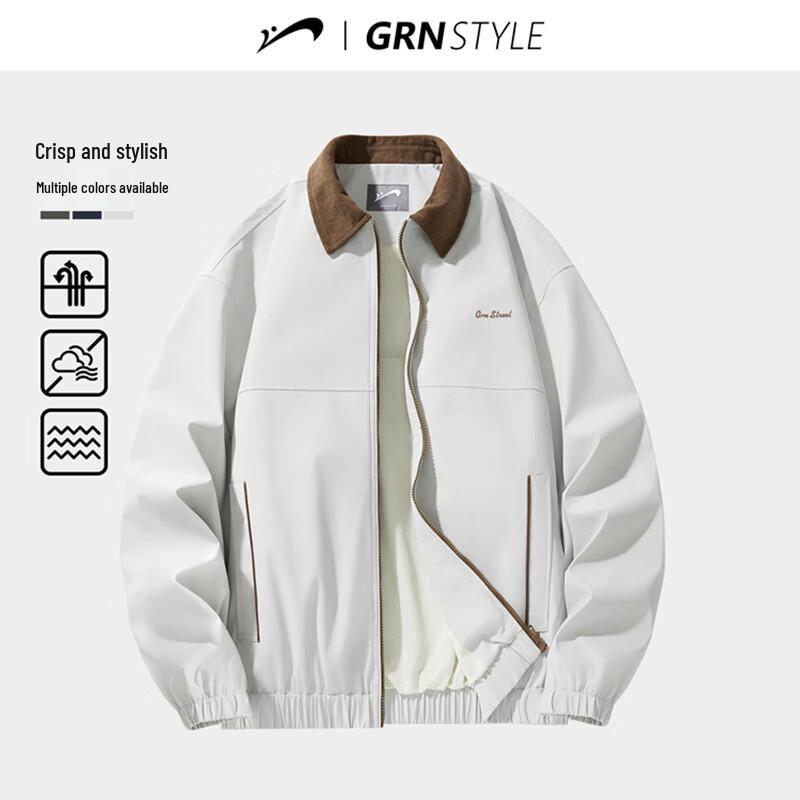 Guirenniao Unisex Casual Windproof Jacket