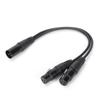 JORINDO JD606 XLR Male to Dual XLR Female Cable YType Splitter o Microphone Cable