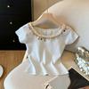 Summer Sweet Off Shoulder T Shirt Women Fashion Cute Unique Pretty Top