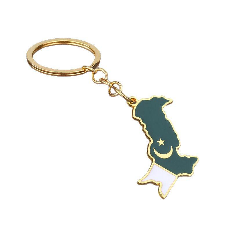 Versatile Ethnic Style Pakistani Enamel Pendant Keychain for Men and Women