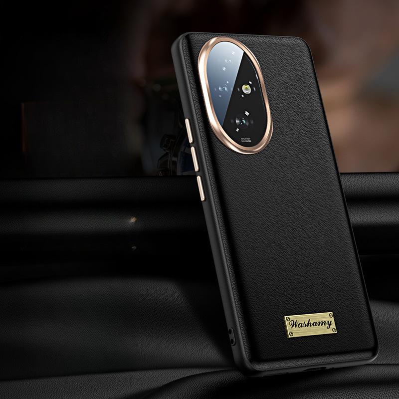 

Подходит для чехла для мобильного телефона Honor 200pro Роскошный Honor Защита объектива Все включено 200por Противоударный Бизнес Мужской Кожаный Чехол Honor 200Pro