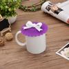 Couvercle de tasse réutilisable mignon avec nœud papillon, couvercle de bol Anti-poussière en Silicone, joints de tasse d'isolation thermique, couvercle de tasses en verre, pièces de verres