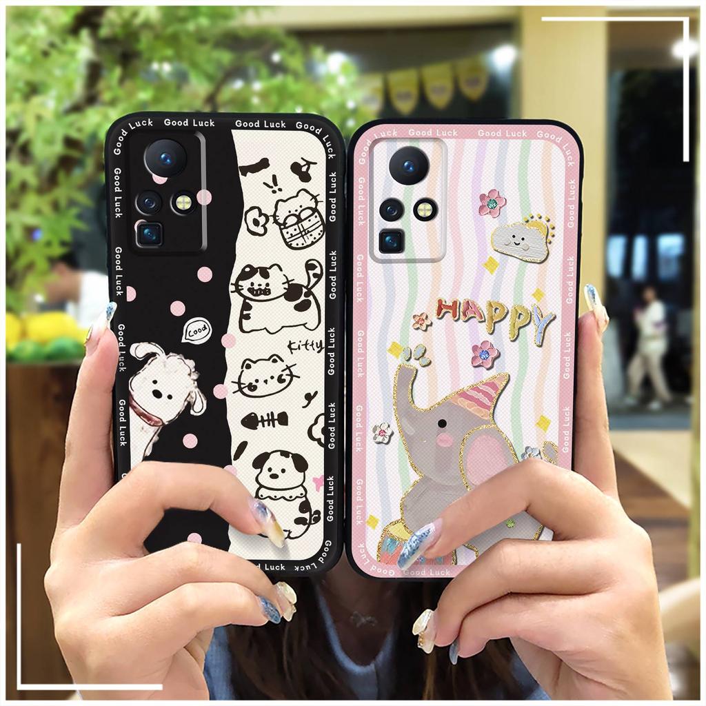 Cartoon Shockproof Phone Case For Infinix Zero X/X Pro/X6811/X6811B Anti-dust Phone Pouch Cute Waterproof Protective TPU
