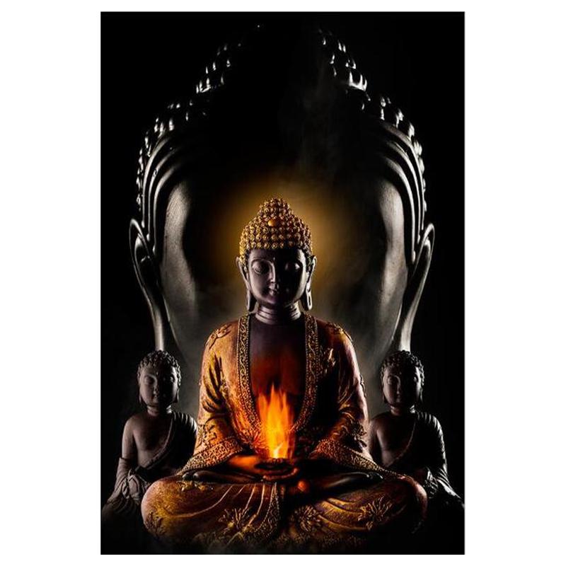 

Бог Будда стены искусства печать на холсте современный Будда холст картины на стене холст картины буддизм плакаты настенный декор фон 50x75cm