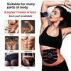 EMS Muskelstimulator, Bauchmuskeltrainer, Muskeltoner, USB-wiederaufladbar, elektrisches Massagegerät für Beine, Arme und Bauch, Gewichtsverlust, Fitness-Workout, Unise