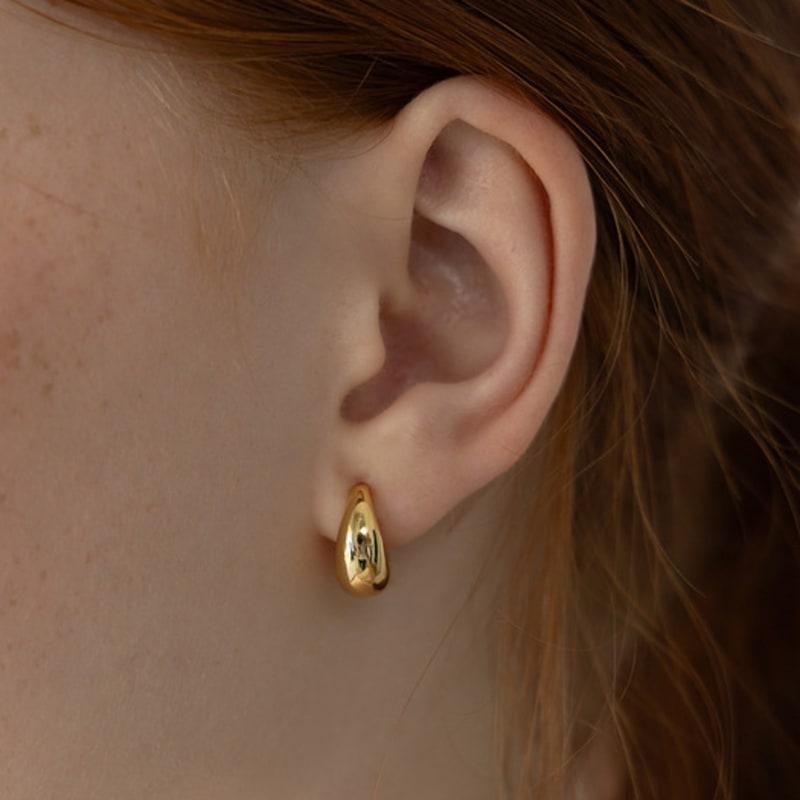 TATIANA Plump Volume Hoop Earrings EC3227 Size M