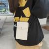 Simple mini canvas bag bag women's fashion mobile phone bag casual versatile travel shoulder messenger bag