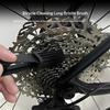Ins Hot Products Motorcycle Chain Brush Cleaner Plastic Bicycle E-Bikeoutdoor Scrubber Road Care Tools Motorcycle Parts
