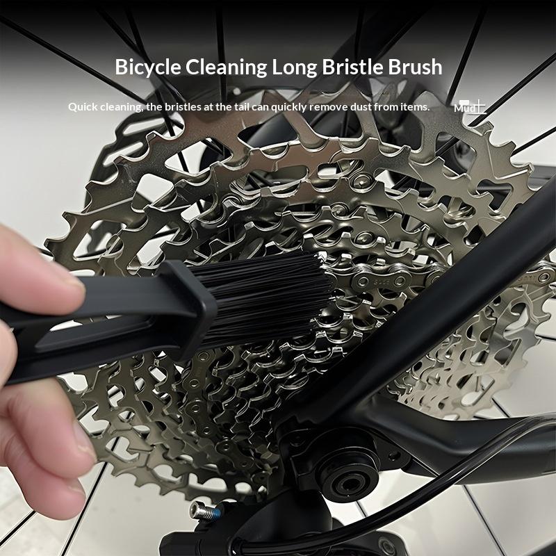 Ins Hot Products Motorcycle Chain Brush Cleaner Plastic Bicycle E-Bikeoutdoor Scrubber Road Care Tools Motorcycle Parts