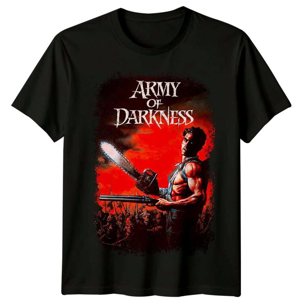 L'armata delle tenebre (1992) T-Shirt Ispirata ai Poster di Film Maglietta Retrò Unisex Regalo per Fan