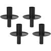 Set of 4/8 Metal Candle Holders for Wine Bottle Insertion Taper Candle Stand Candlestick Adapter Centerpieces Decors