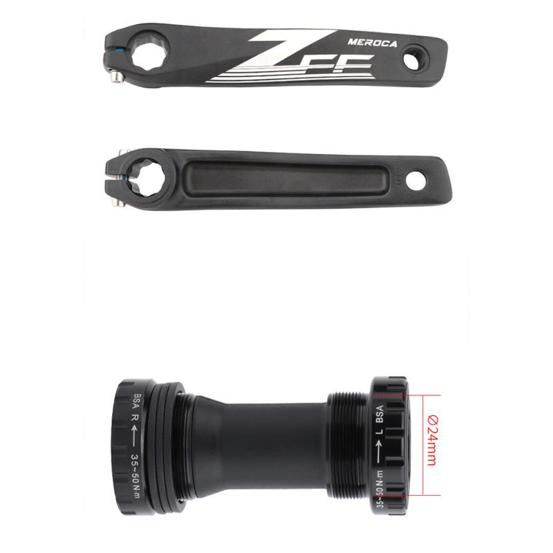 Bicycle  Crankset Mountain Bike Hollow Integrated Crank Chainring Cycling Sprocket
