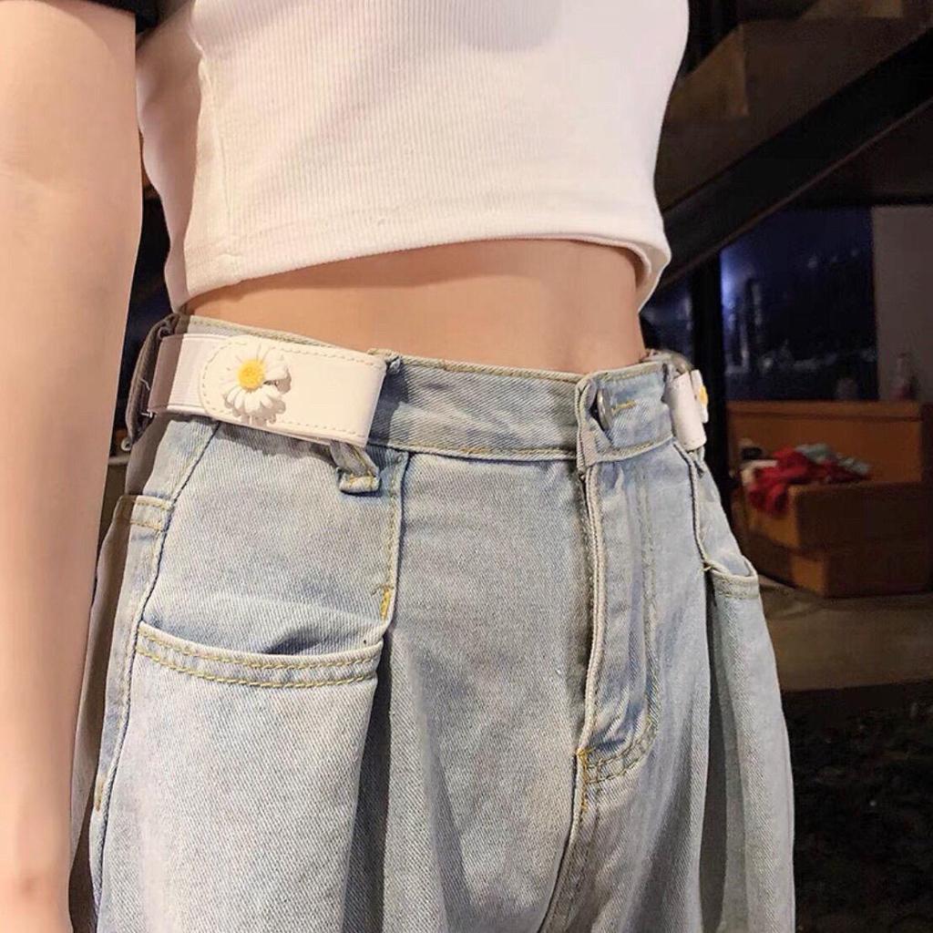Women's Seamless Elastic Belt for Jeans - Invisible, No-Buckle, Summer Fashion Accessory