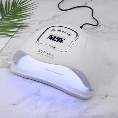 X5 MAX UV-LED-Lampe Nageltrockner mit automatischem Sensor LCD-Display 45 LED-Nageltrocknerlampe für Maniküre-Gel