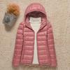 Women Winter Coat New Ultra Light White Duck Down Jacket Slim Women Winter Puffer Jacket Portable Windproof Down Coat