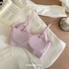 [88 Silk Jelly] Sexy bra with simple anti-sagging small breasts gathered and adjusted