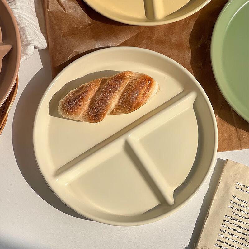 LISM Ceramic Divided Breakfast Plate